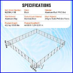 VEVOR Pool Fence 4 x 108 FT Removable Pool Fences for Inground Pools Outdoor