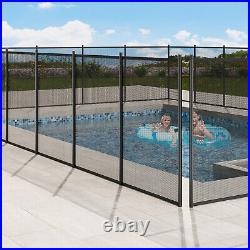 VEVOR Pool Fence 4 x 72 FT Removable Pool Fences for Inground Pools Outdoor