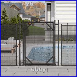 VEVOR Pool Fence Gate 4 x 2.5 FT Removable Pool Gate for Inground Pools Outdoor