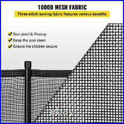 VEVOR Pool Fences 4'x72' In-Ground Swimming Pool Safety Fence Prevent Accidental