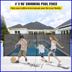 VEVOR Pool Fences 4'x96' In-Ground Swimming Pool Safety Fence Prevent Accidental