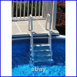 Vinyl Works Deluxe In Step 46-60 Above Ground Pool Ladder, White (Open Box)