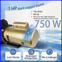 W3SP2607X10 Pool Pump 1HP 115/230V Single Speed Super Pump for Hayward SP2607X10