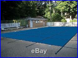 Water Warden Mesh Safety Pool Cover All Sizes Blue Green 15 Yr Warranty