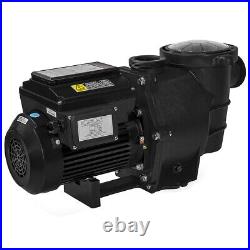 XtremepowerUS Swimming Pool Pump Variable Speed 1.5HP Digital LCD In-Ground